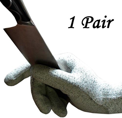 ZaoProteks ZP1503 Cut Resistant Gloves, Work Gloves --- Ideal for Cutting, Slicing, Peeling, Filleting, Butchering, Wood Carving, Canning, Construction, Metal Fabricating and so on (Large)