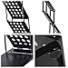 T-SIGN Foldable Pop up 4 Pockets Magazine Literature Brochure Catalog Holder Rack Stand, Portable Aluminium Oxford Case, Office and Tradeshow Display