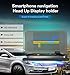 Head-up Display GPS Navigation – Bysameyee Universal Car Dash Mount Cell Phone Holder Reflective Film, Vehicle HUD Smartphone Holder Mount for iPhone Android Phones (HUD Navigation)