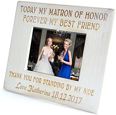 CLS wedding Bridesmaid Picture Frame Gift, Personalized Picture Frame, Bridal Party Gift,Maid of Honor Picture Frame, Friendship