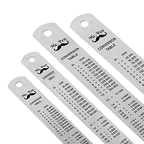 3 Mr+Stainless+Centimeters+Drawing+Measuring