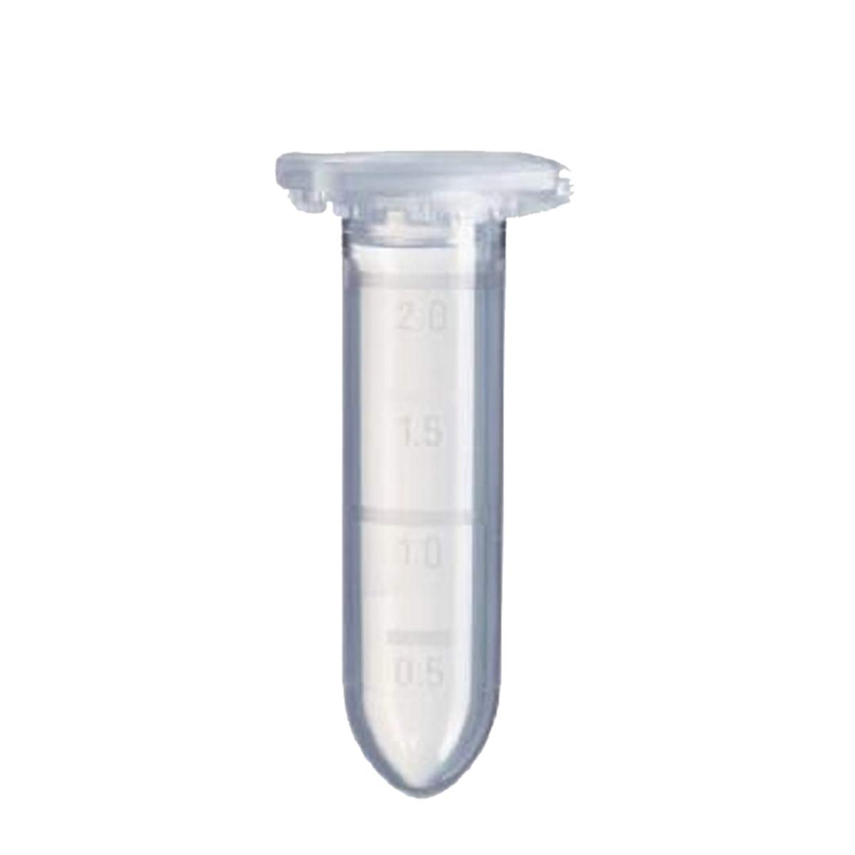 Micro Centrifuge Tube, RoadLoo 500 Pieces 2ML Polypropylene Clear Graduated Plastic Container Prevent Leakage Volatilization Globule Capacity Laboratory Test Ampoules Sample