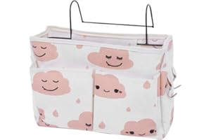 Bedside Hanging Organizer Bunk Bed Storage Hanger Bag Pocket Dormitory Bed Caddy Green..