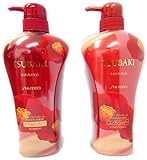 Shiseido Tsubaki Shining Shampoo and Conditioner, 550 ml
