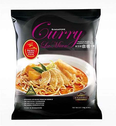 Prima Taste Singapore Curry La Mian - 6.5 oz (Pack of 12)