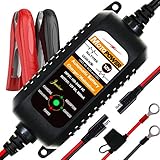 MOTOPOWER MP00205A 12V 800mA Fully Automatic Battery Charger/Maintainer - Rescue and Recover Batteries