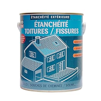 Peinture Resine D Etancheite Toiture Reparation Tuiles Fissures Anti Fuites Decore Protege Plusieurs Coloris Procom 0 75 Litres Blanc Amazon Fr Commerce Industrie Science