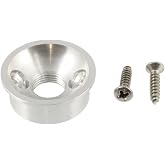 AllParts Satin Chrome Electrosocket Jack Cup for Telecaster