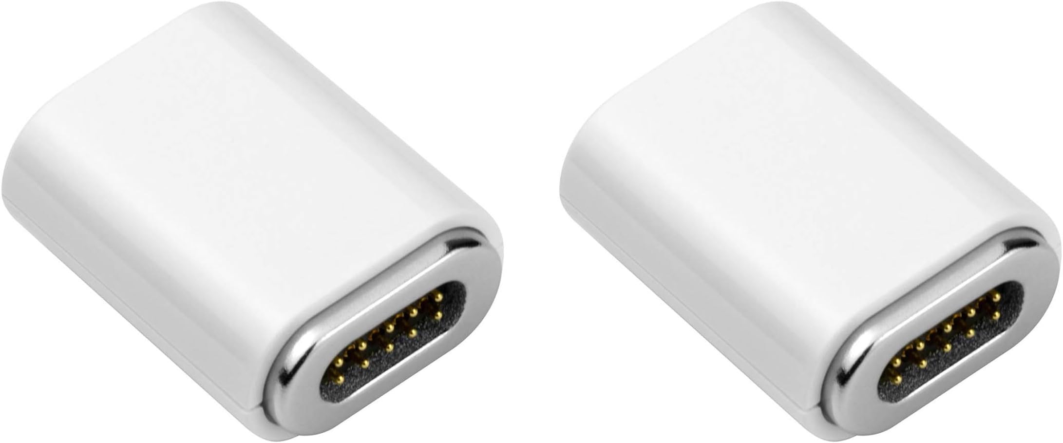 Photo 1 of 2PCS Original Charging Adapter for LG V60 Dual Screen Cover Case Magnetic Charging Adapter Gender Compatible with LG V60 ThinQ Dual Screen Case (2PCS/White)