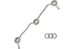 SPJIUQI Fuel Return Overflow Pipe 1G962-42500 for Kubota D902 Engine Tractor BX2230D BX2350D BX2360 Utility Vehicle RTV-X900 RTV900 Excavator KX018-4 KX41-3 U17 Mower ZD1021 ZD323 Fuel Rail