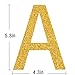 INNORU® 90 Years Loved Banner Gold Glitter Sign - 90th Birthday Party Decorations