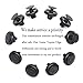 120 Pcs Push-Type Retainer Compatible Clips Nylon Bumper Fastener Clips Retainer Clips -Free Fastener Remover - Stronger Than Original 90467-07201 OEM
