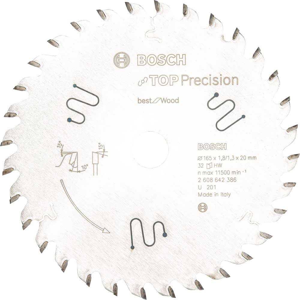 Bosch 2608642386 Circular Saw Blade Top Precision Best for Wood
