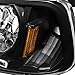 AKKON - For 06-10 Dodge Charger Black 1 Piece DRL LED Headlights w/Corner Turn Signal Lamps Left + Right Pair
