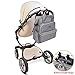 Premium Diaper Bag Backpack by Liname - Extra-Wide Zip Opening, Large Capacity & Stylish Design - Includes Bonus Stroller Straps & Waterproof Changing Pad - Easy to Clean and Looks Great
