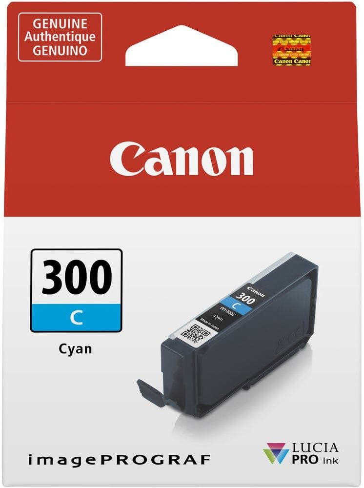 Canon PFI-300 C Cyan Ink Tank for imagePROGRAF PRO-300
