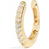 Unknown Women's Pave Hinge Single Ear Cuff