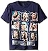 WWE Big Boys' Superstars T-Shirt Shirt, Navy, Medium / 10/12