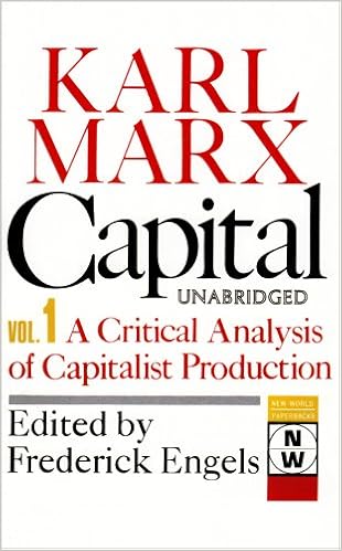 Capital A Critical Analysis Of Capitalist Production The Process Of Capitalist Production New World Paperbacks Karl Marx Friedrich Engels 9780717806218 Amazon Com Books