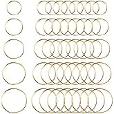 60PCS Earrings Hoop for Jewelry Making DIY Crafts Earring Making Supplies Necklace (60PCS KC Gold)