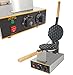 Egg Waffle Maker Professional Rotated Nonstick (110V US Plug)