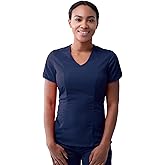 Adar Pro Scrubs for Women - Modern V-Neck Scrub Top
