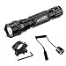 Decaker 3000 Lumens Single Mode LED Flashlight Torch Light (2-Pack)