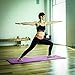 Youphoria Yoga Microfiber Non-Slip Towel - Hot Yoga Mat Towel for Enhanced Grip and Sweat Absorption - Purple with Gray Stitching