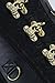 Charmian Women's Steampunk Steel Bone Black Lace Trim Overbust Corset with Jacket & Belt Black, Medium