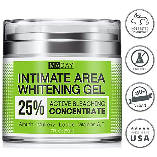 Intimate Whitening Cream Made in USA Skin Lightening Gel for Body