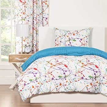 Amazon.com: Crayola Crayon Paint Splash 3-piece Comforter