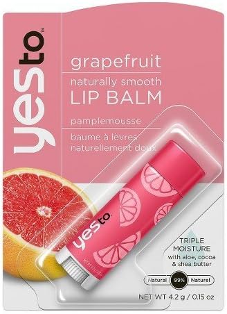 Yes To Lip Naturally Smooth Lip Balm - Grapefruit