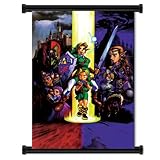 1 X Legend of Zelda: Ocarina of Time Game Fabric Wall Scroll Poster (16