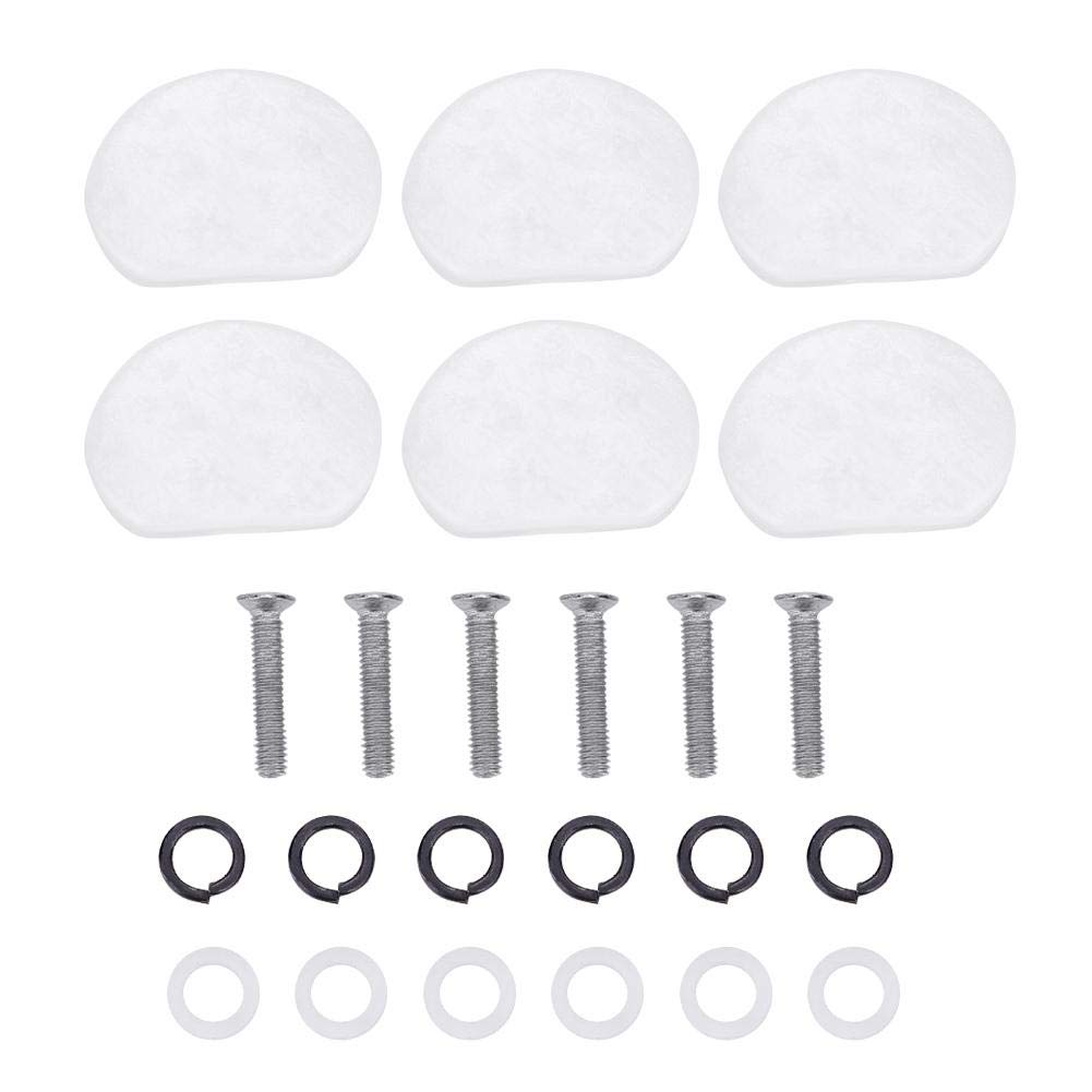 Guitar Tuning Peg Button, 6 PCS/Set Tuning Pegs Machine Heads Acrylic Buttons Upgrade Accessory for Guitar(#1)