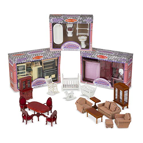 Melissa & Doug Victorian Dollhouse Furniture Bundle Pricepulse