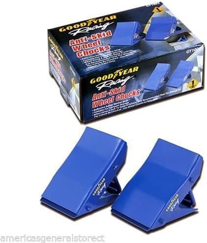 GOODYEAR WHEEL CHOCKS Anti-Skid reflective safety strip foldable jack GY1002