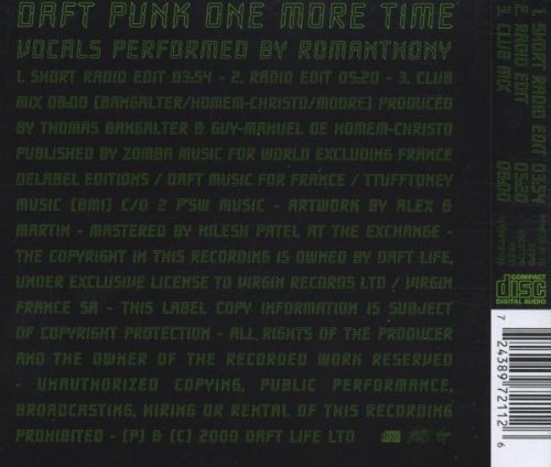 Daft Punk One More Time Amazon Com Music