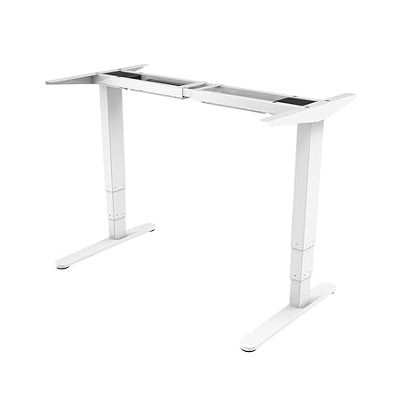 Flexispot E5W Höhenverstellbarer Schreibtisch Elektrisch höhenverstellbares Tischgestell, 3-Fach-Teleskop, passt für alle gän