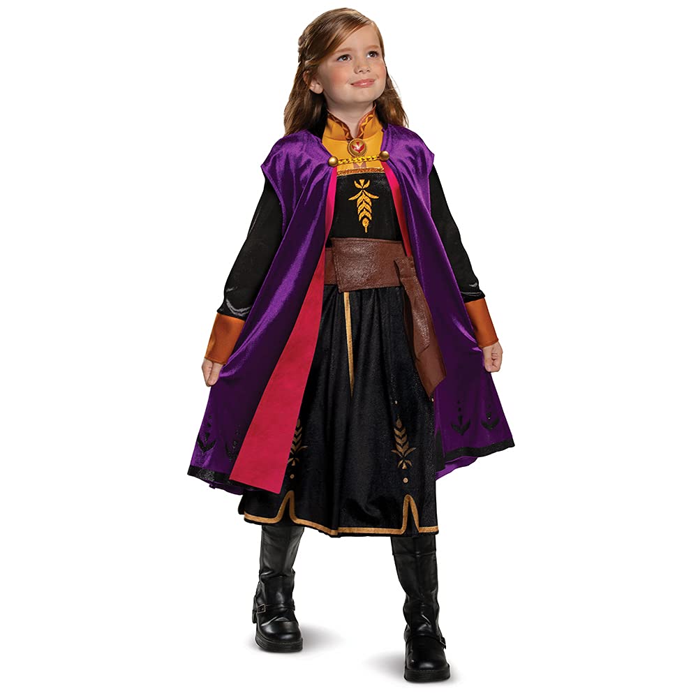 Photo 1 of *** SIZE XL****   Disney Anna Frozen 2 Deluxe Girls' Halloween Costume, Kids Size Small (4-6x), Purple