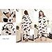 Zerlar Pajamas Animal Costume Onesie Adults Sleepwear Kigurumi Cosplay Cow