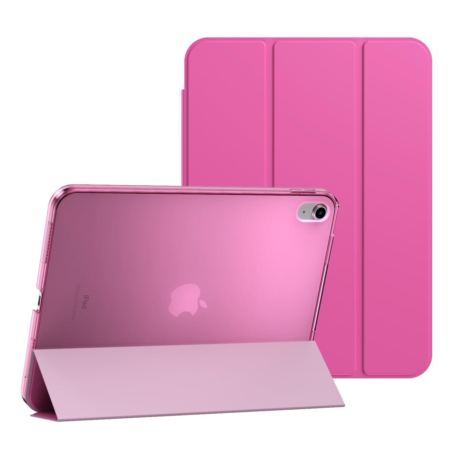 Smart Magnetic Stand Case for Apple iPad (A16) 11th Generation (2025) & iPad 10th Generation (2022) Compatible Model Numbers: A3355, A3356, A3354, A2757, A2777, A2696 (Pink)