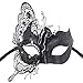 Venetian Mask, Coxeer Princess Dance Mask Metal Butterfly Mask for Halloween Masquerade Mask