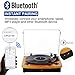 Record Player Turntable,Pareiko Vintage Vinyl Record Turntable Player,Bluetooth Record Player with Speaker,Vinyl to MP3 Recording ,RCA Output,3.5mm Aux Input,Headphone Jackthumb 1