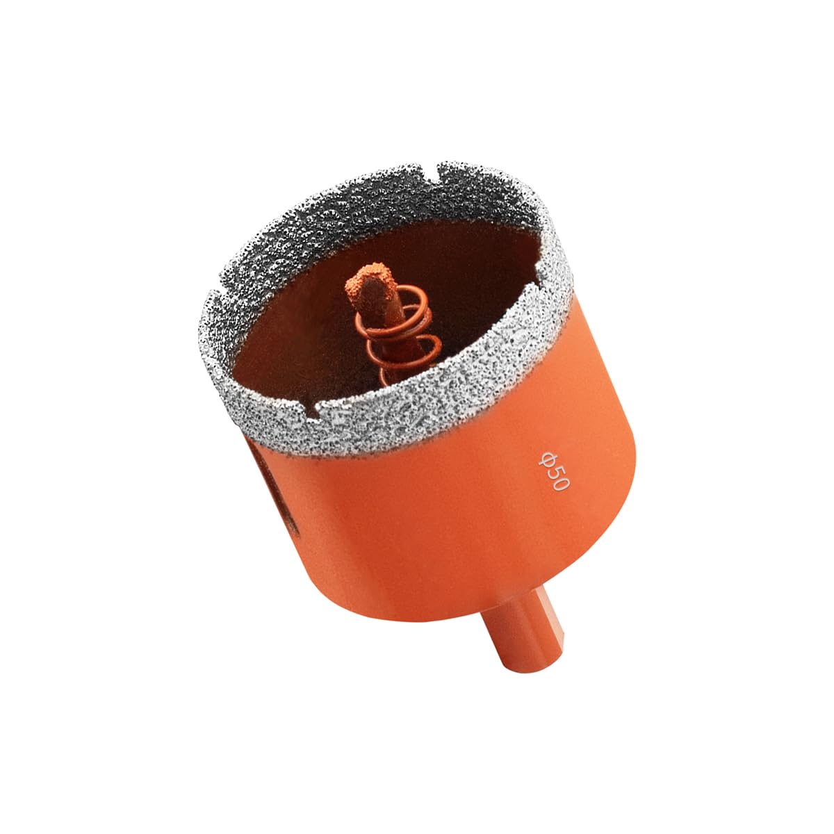 Meccion Diamond Hole Saw 50mm with Pilot Guide Bit, Professionals Brazed Diamond Drill Bit Hole Cutter for Tile, Porcelain, Glass, Ceramic, Marble — image 1