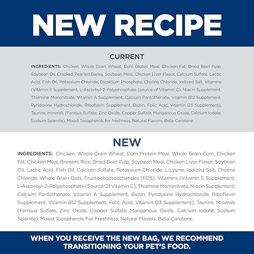 HILL’S SCIENCE DIET ADULT 1-6, ADULT 1-6 PREMIUM NUTRITION, DRY CAT FOOD, CHICKEN RECIPE, 7 LB BAG