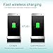 Fast Wireless Charger - MixcTech Stand Wireless Charger Universal for Samsung Galaxy S8 Plus S8 Galaxy S7/S7 Edge, Note 5, S6 Edge Plus and Other Qi-Enabled Devices