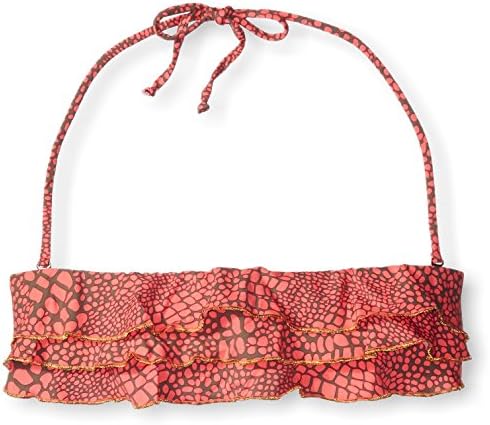 OndadeMar Women's Boho Bandeau Bikini Top, Multi, L