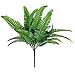 BLUECELL 1x Green Imitation Fern Plastic Artificial Grass Leaves Plant for Home Wedding Decor