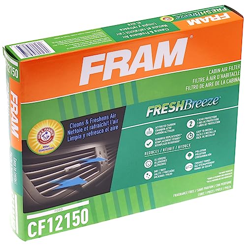 FRAM Fresh Breeze Cabin Air Filter Replacement for Car Passenger