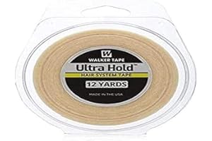 Ultrahold WKR-UHT-M2 Clear Authentic Walker Tape, 3/4" Width, 12yds Length
